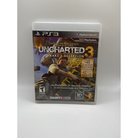 Uncharted 3: Drakes Deception Game of The Year For Playstation 3 - Picture 1 of 5
